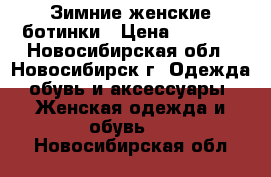 Зимние женские ботинки › Цена ­ 1 000 - Новосибирская обл., Новосибирск г. Одежда, обувь и аксессуары » Женская одежда и обувь   . Новосибирская обл.